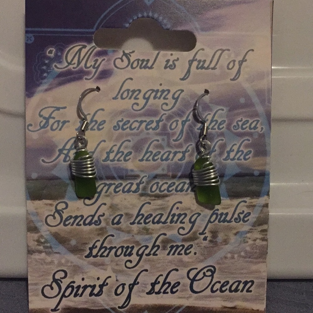 Genuine Sea Glass Earrings